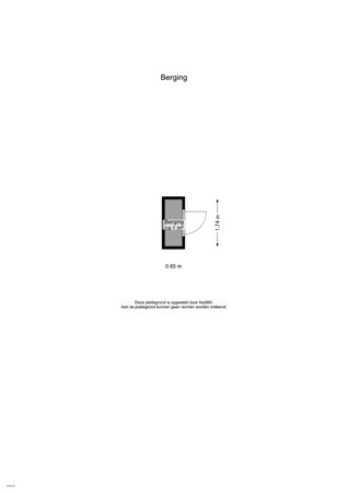 Floorplan - Julianastraat 11, 9883 PS Oldehove